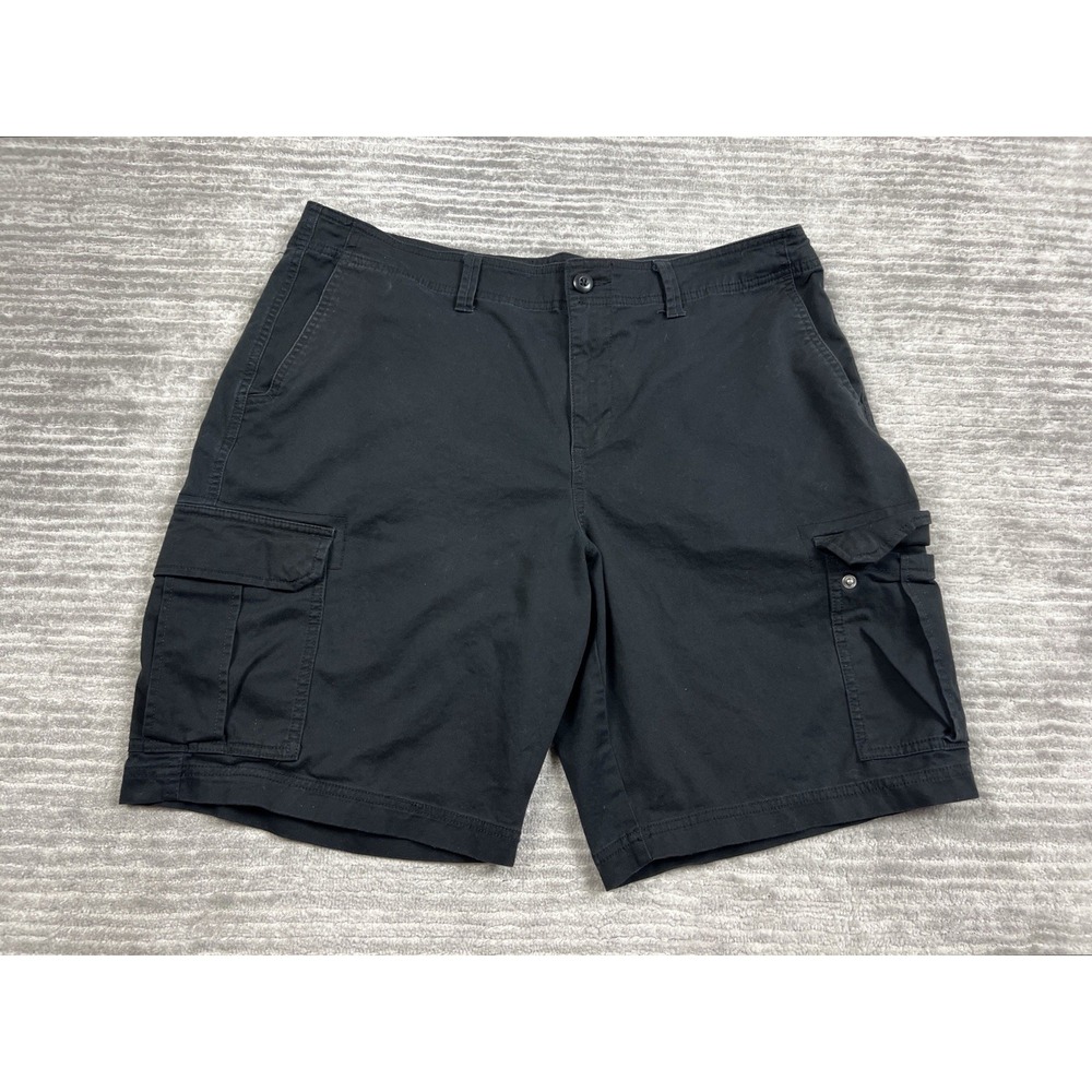 George Shorts Mens 38 Black Cargo Cotton Blend Outdoor